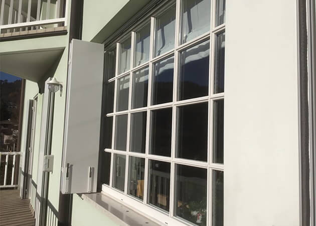 Scuri e balconi in alluminio