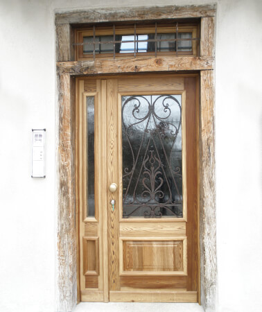 Portoni ingresso legno blindati